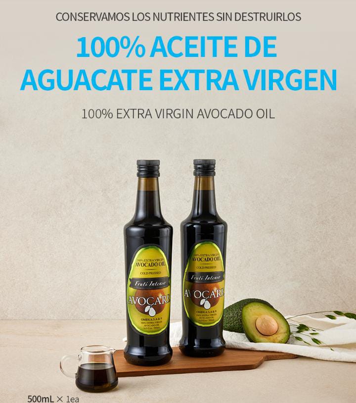 Aceite de Aguacate Extra Virgen