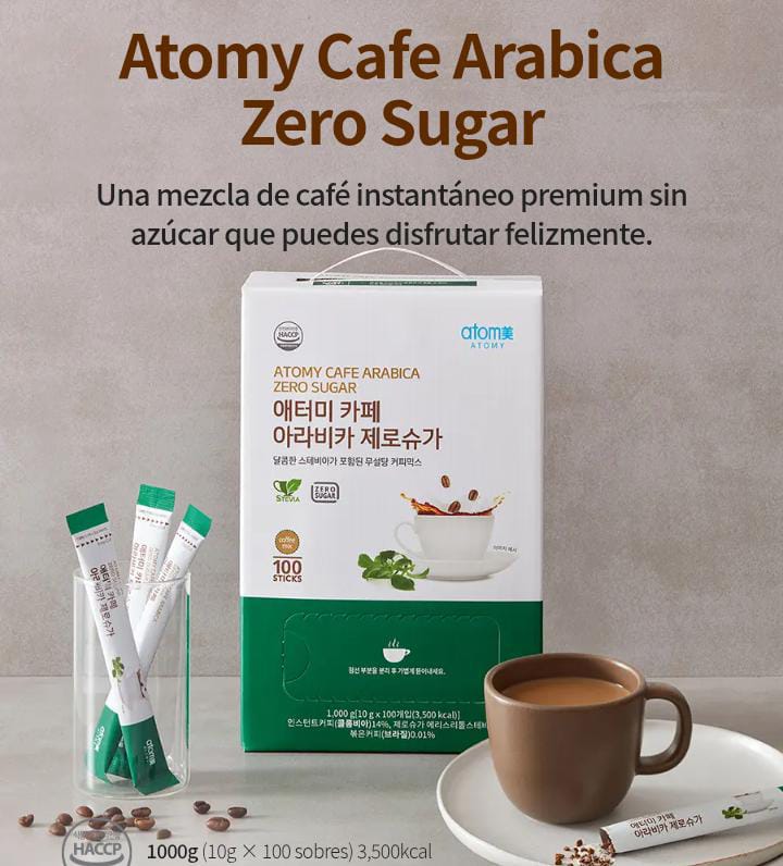 Cafe Arabica Zero Sugar X 100 Sobres