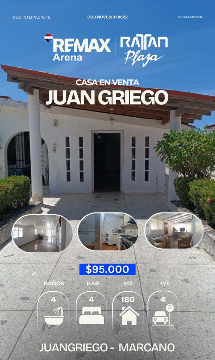 CASA EN VENTA JUAN GRIEGO
