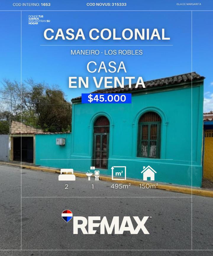 VENTA DE CASA LOS ROBLES CASA COLONIAL